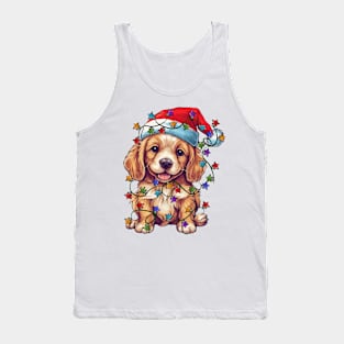 Christmas Puppy Tank Top